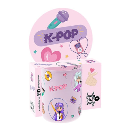 TAZA 330 ML- LILAC - K-POP