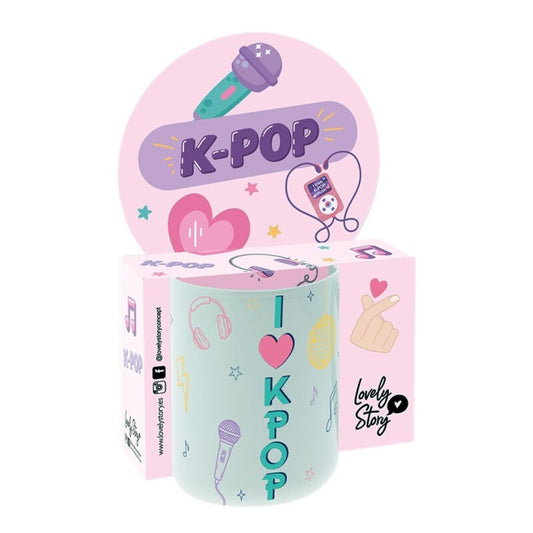 TAZA 330 ML - MINT - K-POP