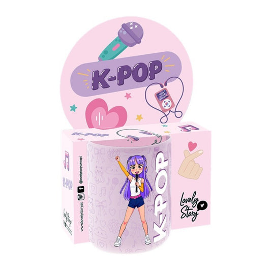 TAZA 330 ML - LILAC - K-POP