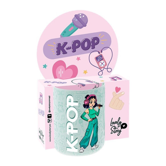 TAZA 330 ML - MINT - K-POP