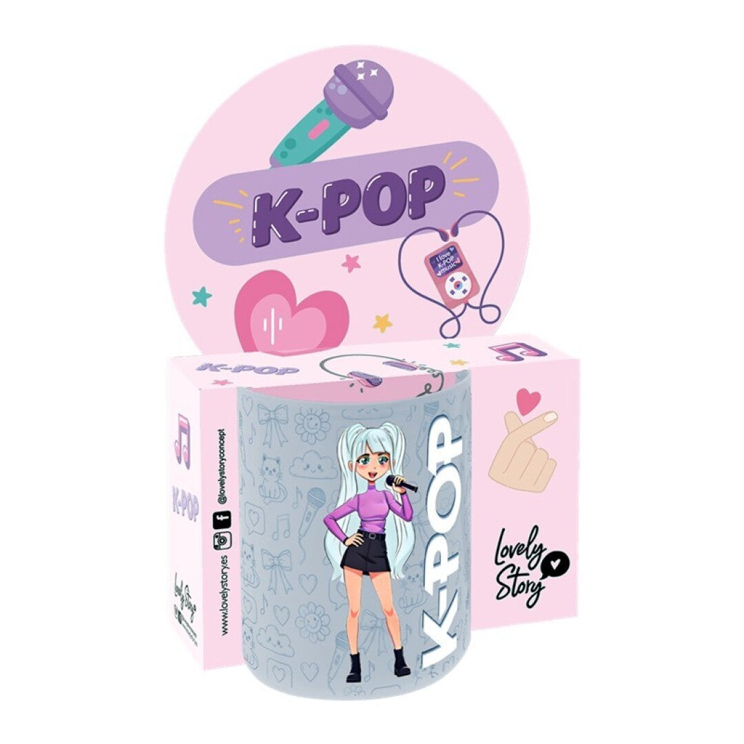 TAZA 330 ML  - PETROL BLUE - K-POP