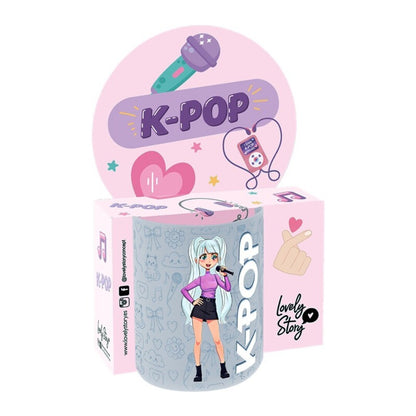 TAZA 330 ML  - PETROL BLUE - K-POP