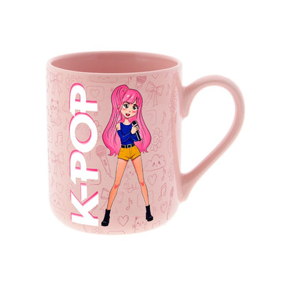 TAZA 330 ML  - PINK - K-POP