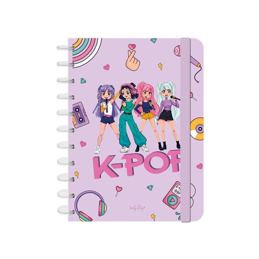 CUADERNO A4 - LILAC - K-POP