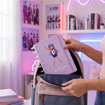 CUADERNO A5 - LILAC - K-POP