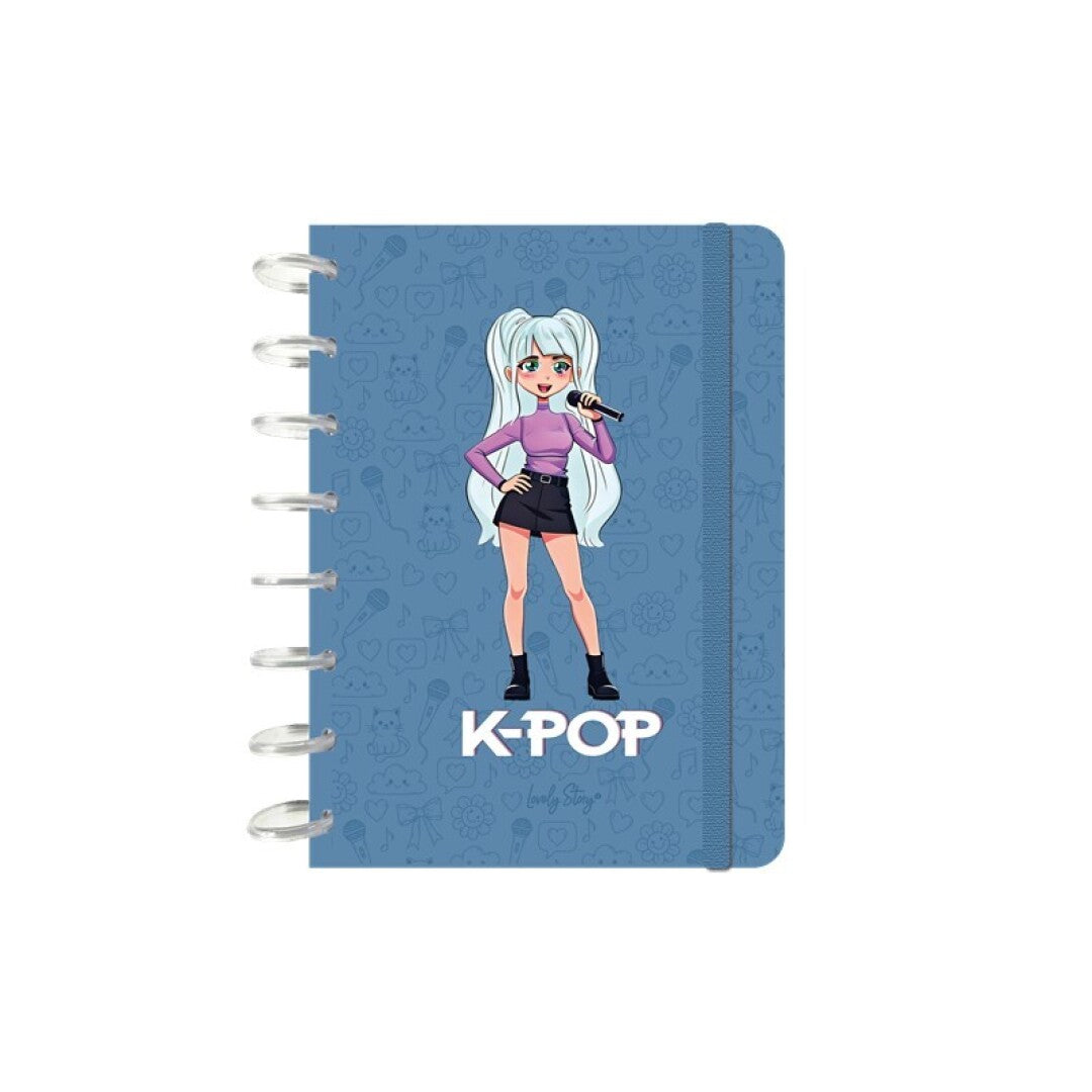 CUADERNO A5 - PETROL BLUE - K-POP