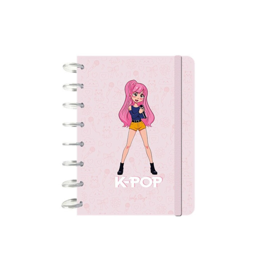 CUADERNO A5 - PINK - K-POP
