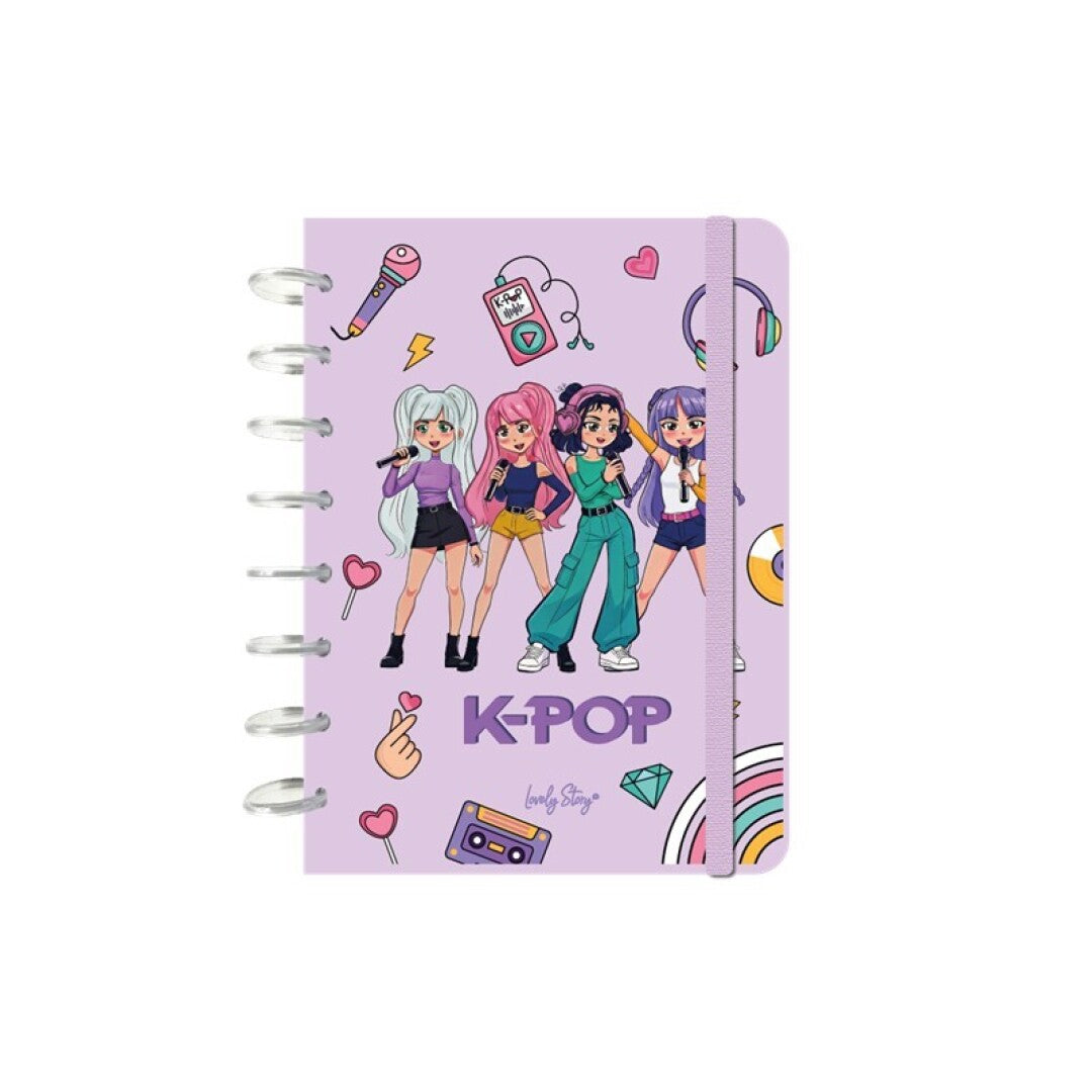 CUADERNO A5 - LILAC- K-POP