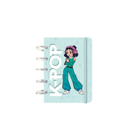 CUADERNO A6 - MINT- K-POP
