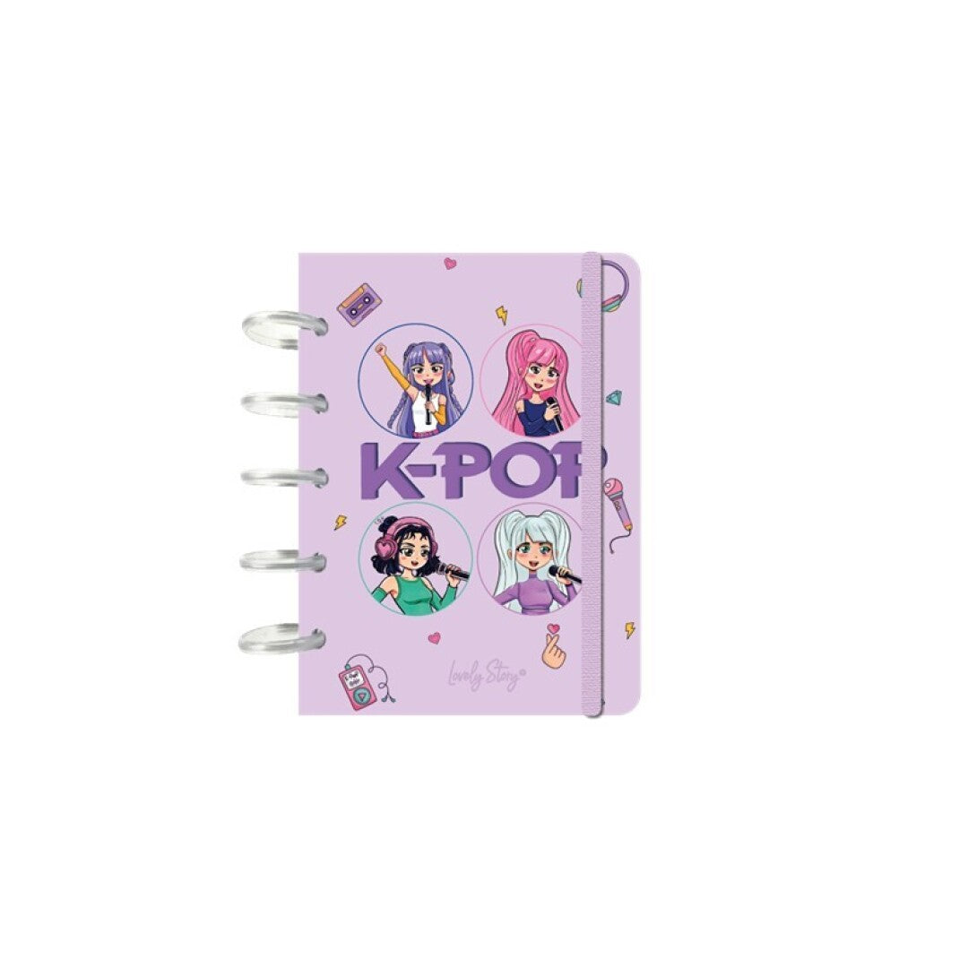 CUADERNO A6 - LILAC- K-POP