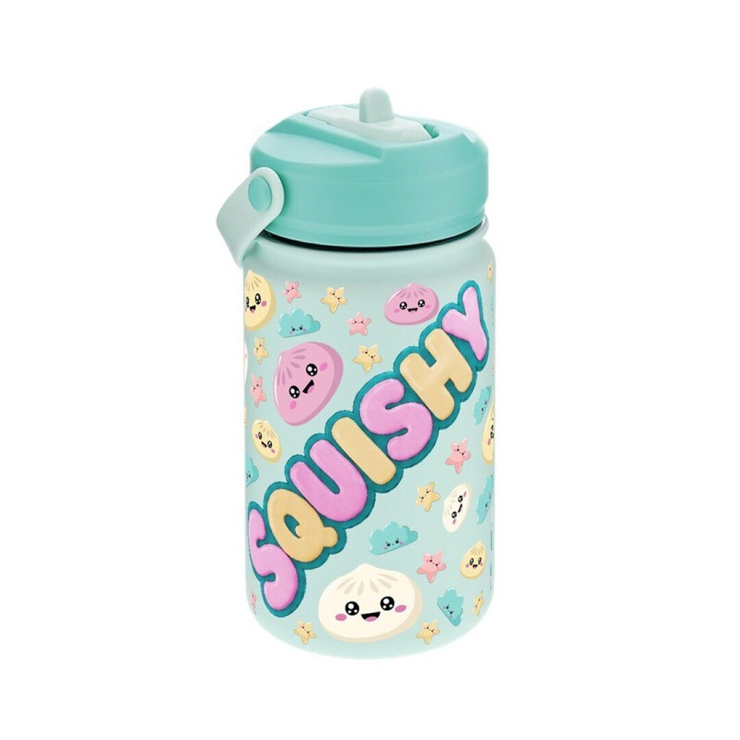 BOTELLA TÉRMICA CON ADAPTADOR INFANTIL 330ML - MINT - SQUISHY