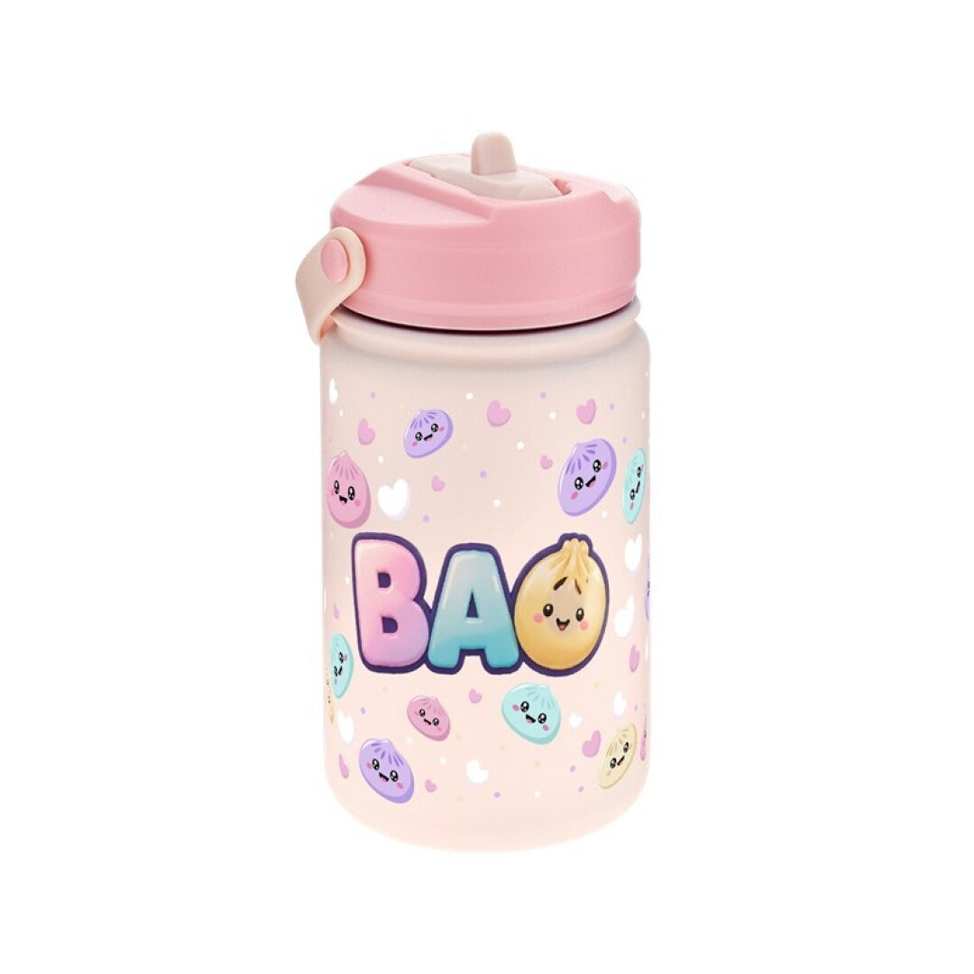 BOTELLA TÉRMICA CON ADAPTADOR INFANTIL 330ML - PINK - BAO