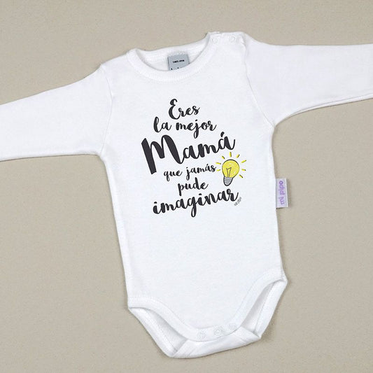 Babidu Body Divertido Eres la mejor Mamá que jamás pude imaginar