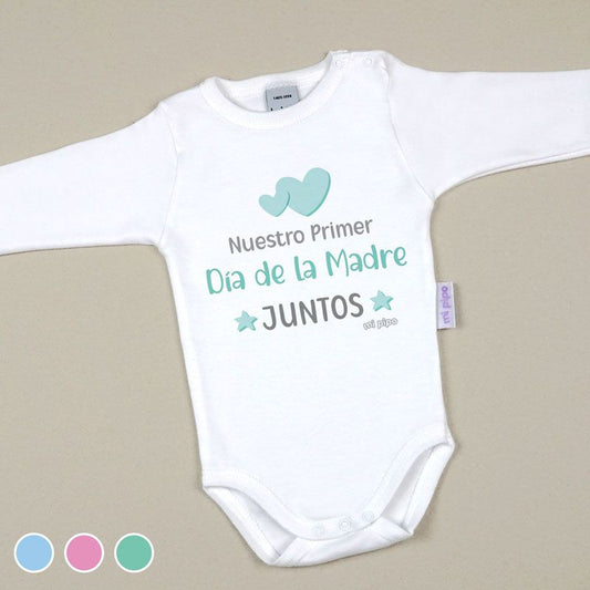 Babidu Body Divertido Nuestro primer día de la Madre juntos Clásico