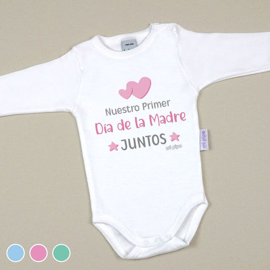 Babidu Body Divertido Nuestro primer día de la Madre juntos Clásico