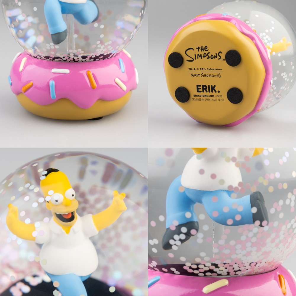BOLA DE NIEVE THE SIMPSONS HOMER SIMPSON ROSQUILLA