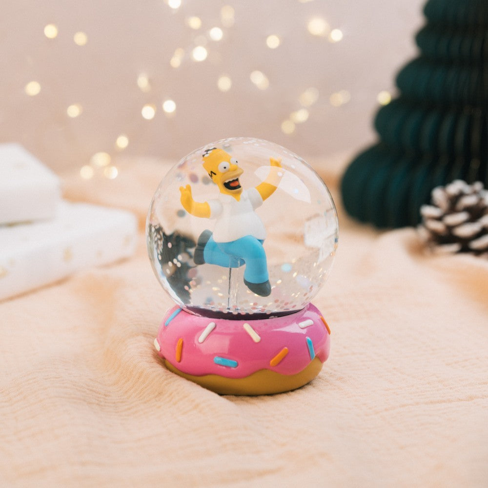 BOLA DE NIEVE THE SIMPSONS HOMER SIMPSON ROSQUILLA