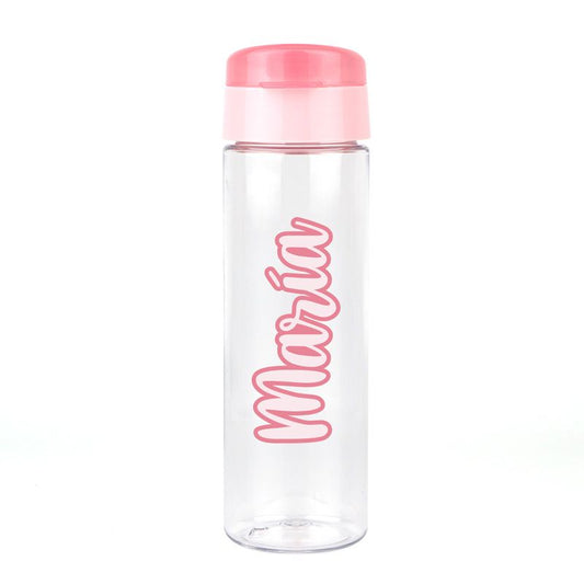 Botella Caligrafía Rosa 600 ml personalizada