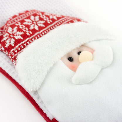 Calcetín Punto Navidad Papá Noel personalizado