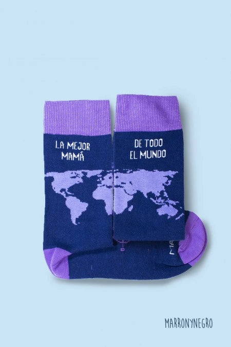 CALCETINES ''LA MEJOR MAMÁ DE TODO EL MUNDO''
