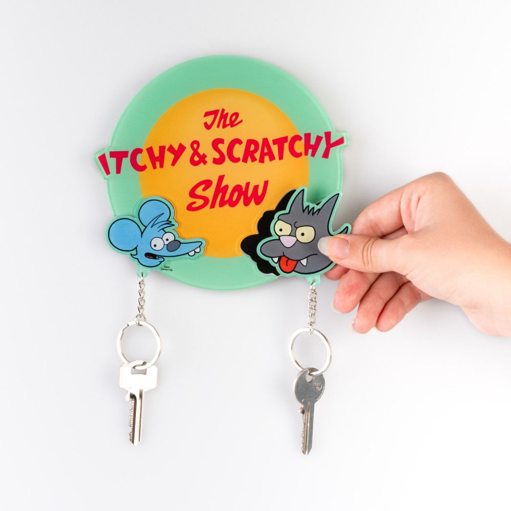 COLGADOR DE LLAVES CON LLAVERO THE SIMPSONS