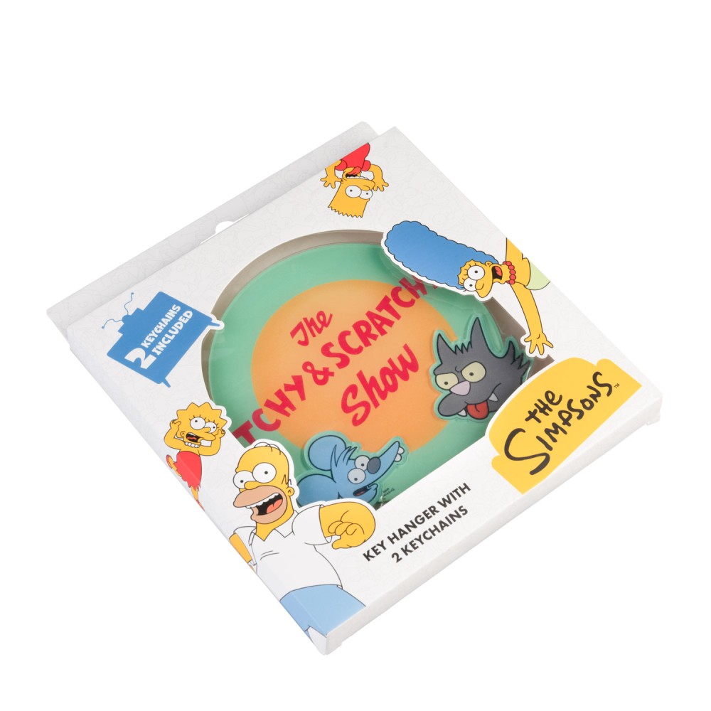 COLGADOR DE LLAVES CON LLAVERO THE SIMPSONS