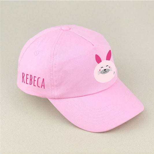 Gorra Junior Conejito Rosa personalizada