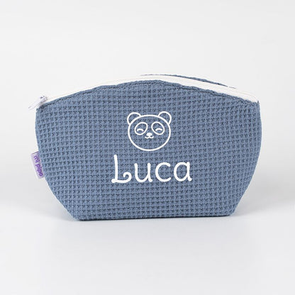 Neceser Gofre Azul Personalizado