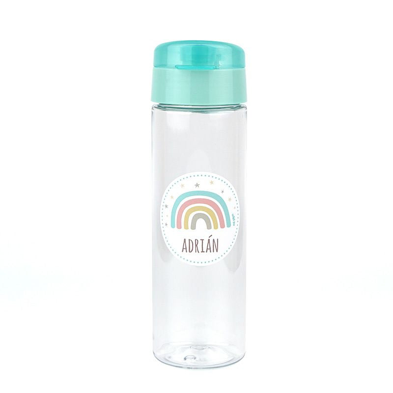 Pack Botella 600ml + Cajita Porta Alimentos Superhéroe Azul personalizadas
