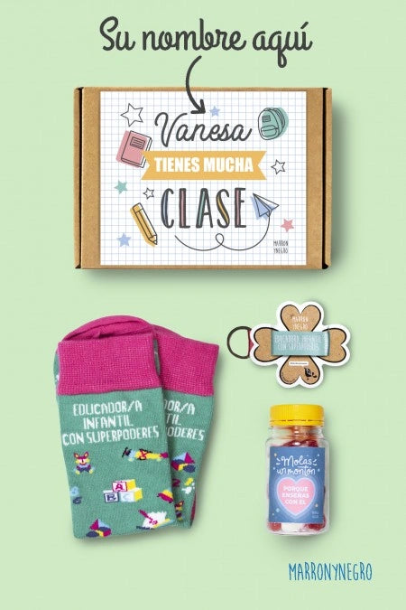 PACK PERSONALIZADO EDUCADORA INFANTIL TIENES MUCHA CLASE