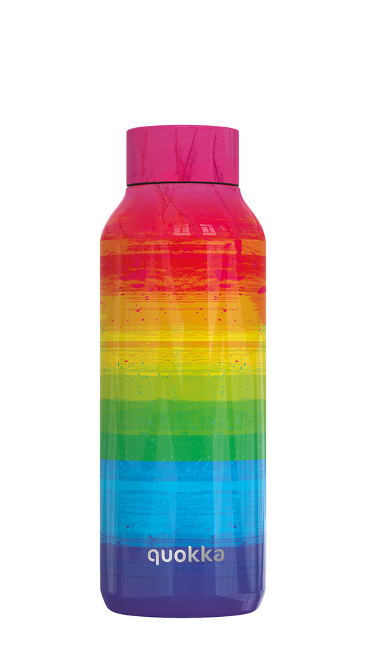 BOTELLA TÉRMICA QUOKKA SOLID - RAINBOW