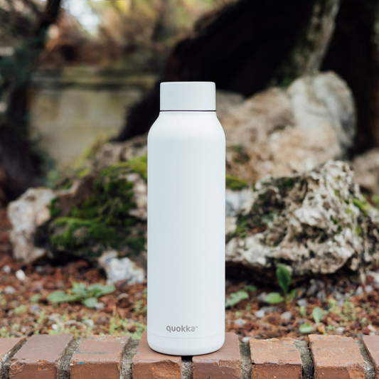 BOTELLA TÉRMICA QUOKKA SOLID - WHITE