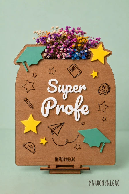 RECUERDO CLASE PROFE CON SUPERPODERES CON FLORES