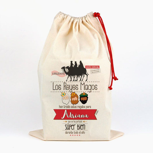 Saco Navideño para Regalos Camellos personalizado