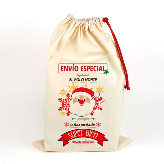 Saco Navideño para Regalos Papá Noel