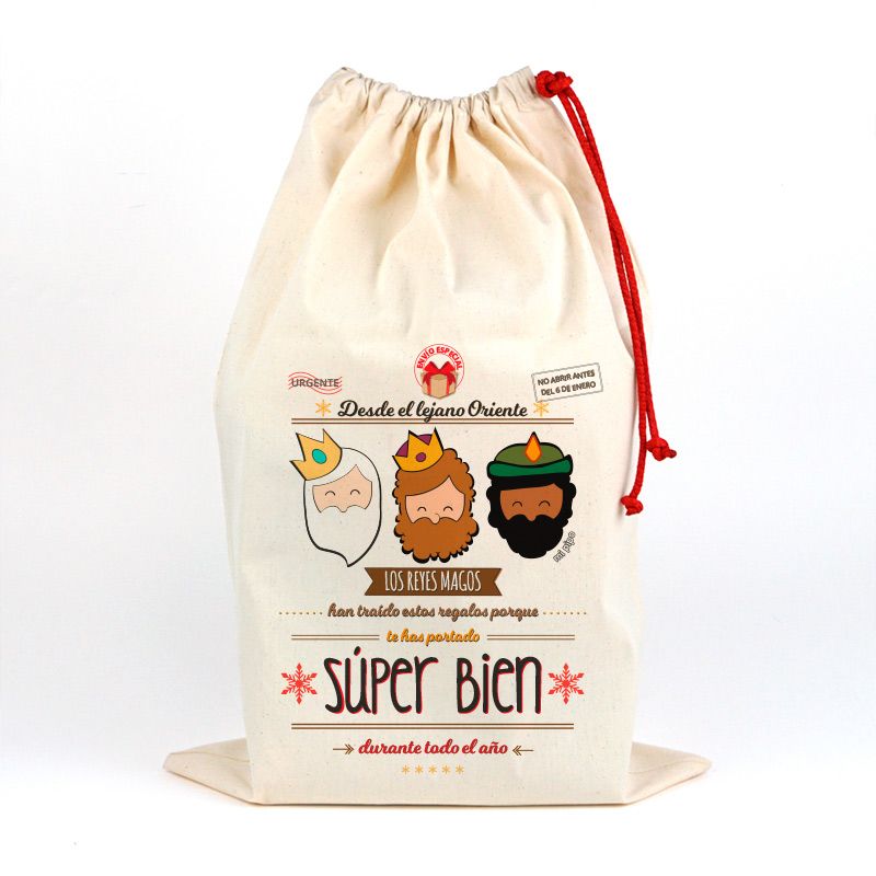 Saco Navideño para Regalos Reyes Magos