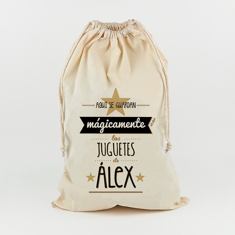 Saco para Juguetes Personalizado guardar mágicamente