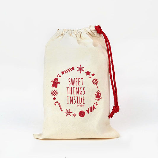 Saco pequeño Navideño para Chuches Sweet things Inside