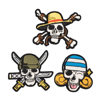 SET DE 3 PARCHES ONE PIECE NETFLIX