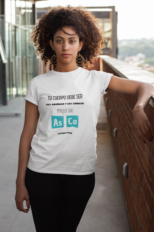 Camiseta ''TU CUERPO DEBE SER...'' mujer
