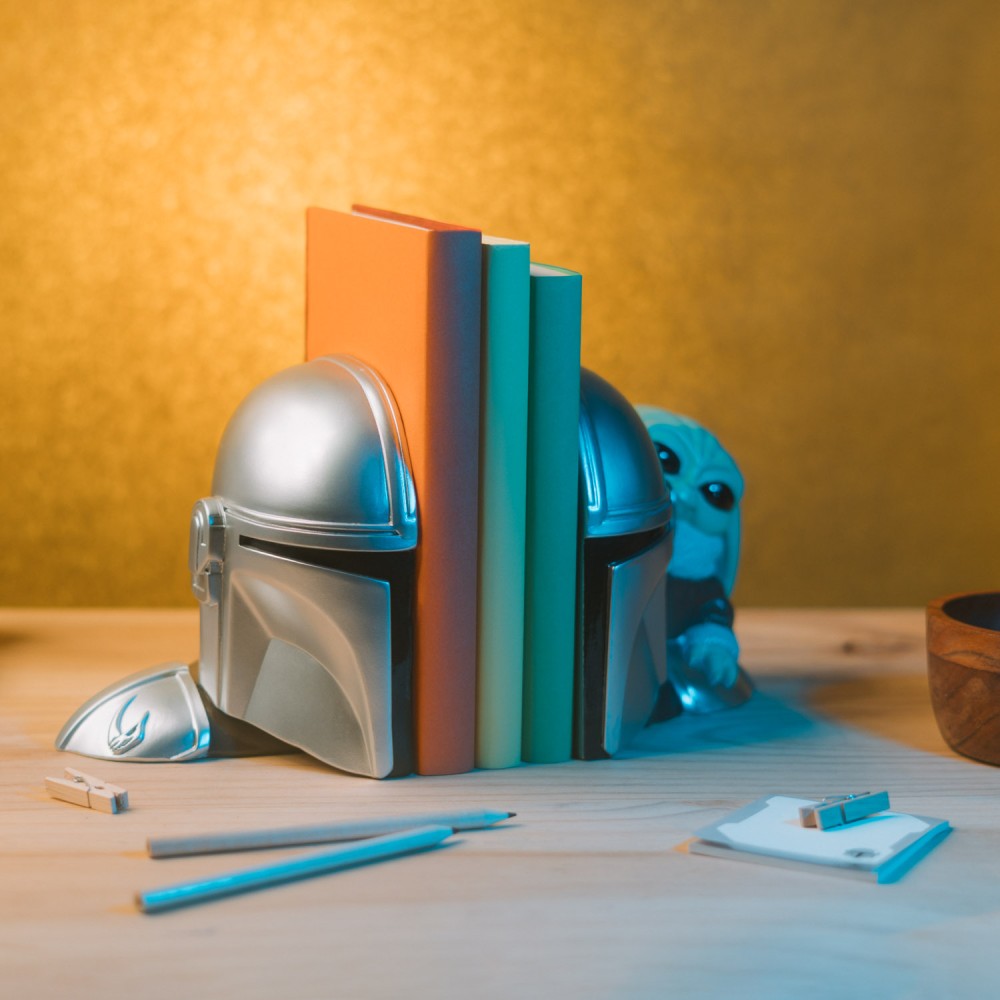 SUJETALIBROS STAR WARS THE MANDALORIAN AND GROGU