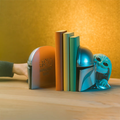 SUJETALIBROS STAR WARS THE MANDALORIAN AND GROGU