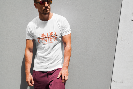 Camiseta San Fermín ''CON TORO O SIN TORO''