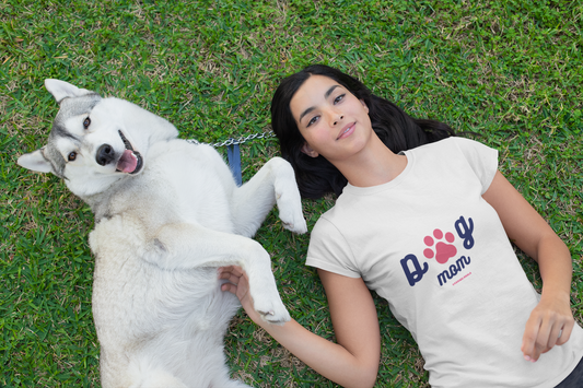 Camiseta ''DOG MOM'' mujer