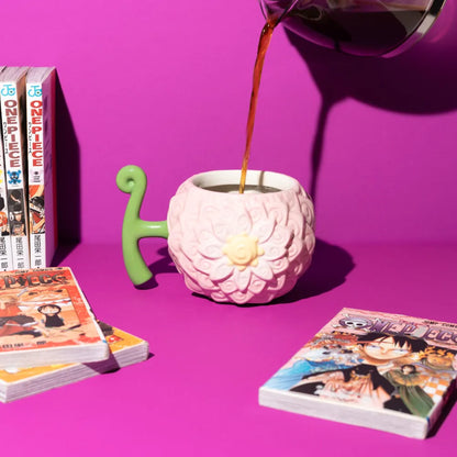 TAZA 3D ONE PIECE NETFLIX FRUTA FLOWER-FLOWER