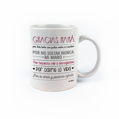 Taza cerámica o plástico Mamá (varios modelos)